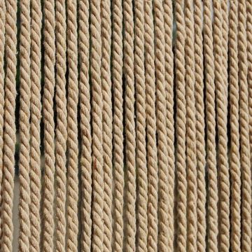 Tenda ROPE Per Porta 120x240 In Cotone Marrone 66 Fili