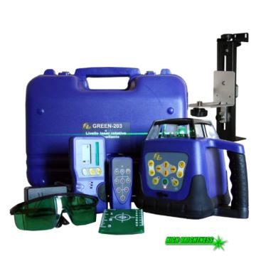 Livella Laser Rotativo Autolivellante Raggio Verde Alta Visibilità