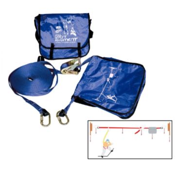 Linea Di Vita Temporanea Anticaduta 2 Operatori 5-20 Mt Sicurezza