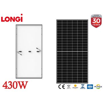 Pannello Solare Fotovoltaico 430W Monocristallino 172x113x30 Half-Cut Semicella