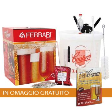 Kit Birra Artigianale COOPERS ECO LUSSO + GUIDA BIRRA FOTOGRAFICA STEPbySTEP