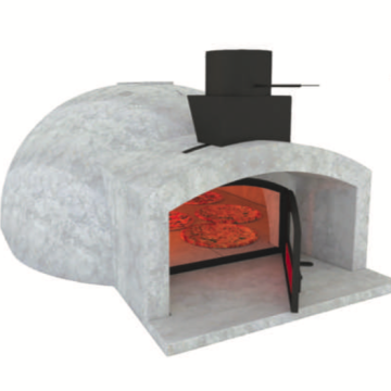 Forno a Legna Tradizionale MARSICAMIN GUSTO 80 2-3 Pizze Cottura Diretta