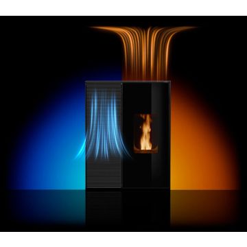 Stufa A Pellet MCZ Eiko 365 Riscaldamento E Raffrescamento Senza Unità Esterna