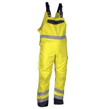 Pettorina Da Lavoro Fluo COFRA MENDOZA Catarifrangente Inserti 3M