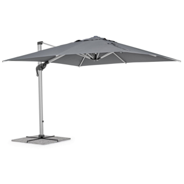 Ombrellone Braccio In Alluminio BIZZOTTO INES 3x4 Grigio Scuro