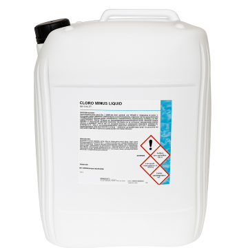 Abbattitore Cloro Liquido Minus Piscina Tanica Bianca 25 Kg PIS15265