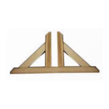 Piede per Pannello 4F in Legno 50x30cm