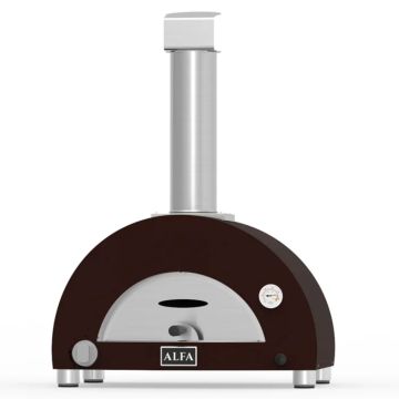 Forno da Esterno Per Pizza Alfa MODERNO 1 Pizza Legna o Gas COPPER