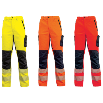 Pantaloni Da Lavoro Alta Visibilità U-Power ROY Con Tasconi