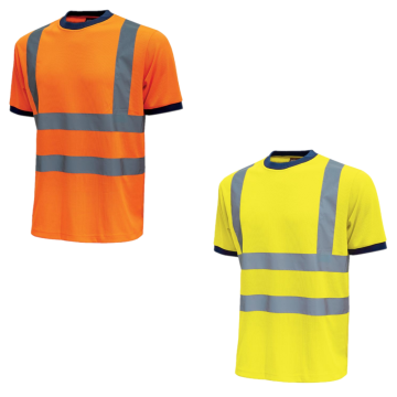 T-shirt Da Lavoro Catarifrangenti 3 Pz. U-Power GLITTER Fluo