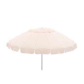 Ombrellone da Giardino Alustar 220cm Ecru Idrorepellente M0595-21