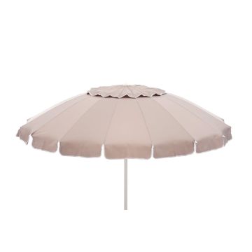Ombrellone da Giardino Alustar 220cm Tortora Idrorepellente M0595-33