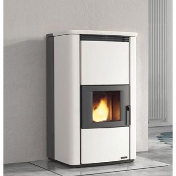 Termostufa a Pellet 25,7 Kw PIAZZETTA P189 TH In Acciaio