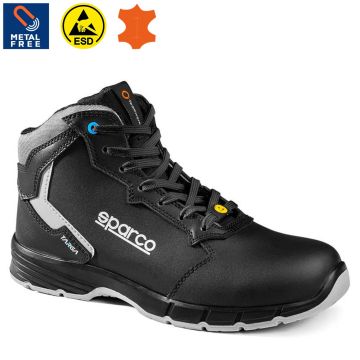 Scarpe Antinfortunistiche Da Lavoro Alte SPARCO PAUL ESD S3S In Pelle