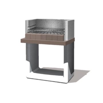 Barbecue a Legna in Cemento SAROM PAXI NEW Griglia 67x40 
