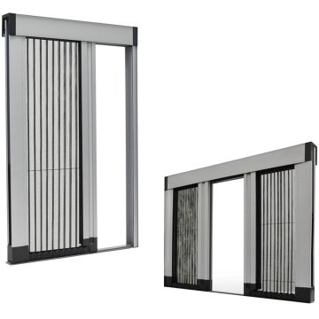 Zanzariera Plissettata Personalizzabile PLISSÈ Scorrimento Laterale a Scomparsa