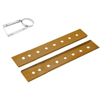 ALLINOX Prolunghe In Rame Per Collare Canna Fumaria 100-280 mm Staffe Di Fissaggio