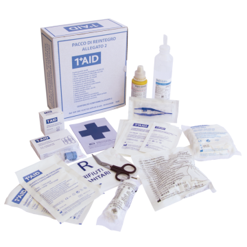 Pacco di Rreintegro Kit Pronto Soccorso PR SMALL 003 per Categoria C meno di tre lavoratori