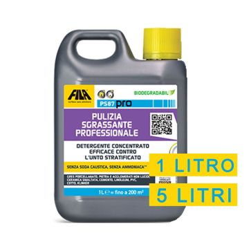 Pulizia Sgrassante Professionale FILA PS87 PRO 1 Lt o 5 Lt Biodegradabile