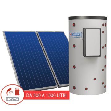Pannello Solare Cordivari Puffermas 1 CTS da 500 a 1500 L ACS e Riscaldamento