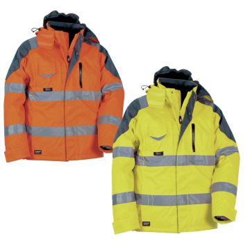 Giubbotto Da Lavoro Fluo COFRA RESCUE In Diverse Colorazioni