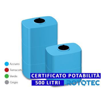 Serbatoio Da Esterno Rototec BOX 500 LT Polietilene Stoccaggio Acqua