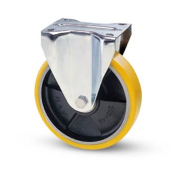 Ruota AVO 22A 125x30 Supporto Medio Fisso in Ghisa