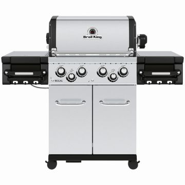 Barbecue Gas/Metano Professionale BROIL KING REGAL SA90 INOX Con Girarrosto