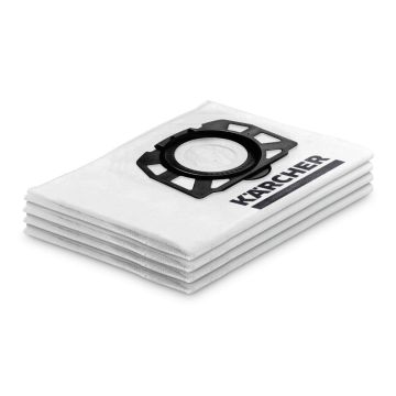 Sacchetti KARCHER 4 Pz Per Aspiratore WD2 WD3 SE4001 SE4002 In Vello Originali