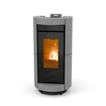 Termostufa a Pellet Idro 28,9 Kw THERMOROSSI DORICA Idra 29 Stone 