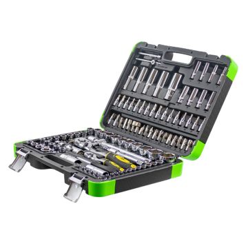 Valigetta Portautensili JBM Con 108 Pezzi Busole Esagonali - Finitura Cromata