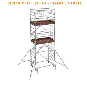 Trabattello FRIGERIO Poker 01 Ponteggio Professionale Zincato Base 160x80 Altezza 190cm