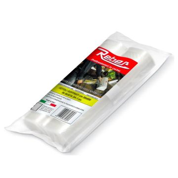 Sacchetti Per Sottovuoto REBER 15x40 cm Goffrati 100 PZ