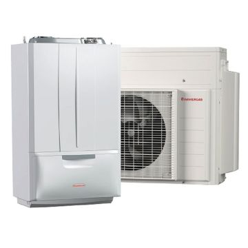 Pompa Di Calore Ibrida Per Riscaldamento E Produzione Acqua Calda Sanitaria IMMERGAS VICTRIX HYBRID Metano - GPL