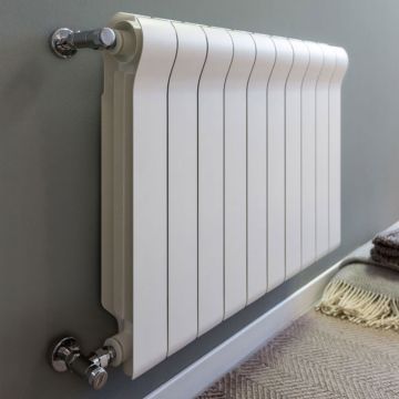 Radiatore Calorifero Da Interno In Alluminio Termosifone OTTIMO Interasse 600mm