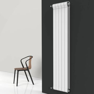 Radiatore Calorifero Da Interno In Alluminio Termosifone OTTIMO+ Interasse 1800mm