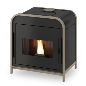 Stufa A Pellet Ad Aria 9,3 Kw CADEL FRAME 9 In Diverse Colorazioni