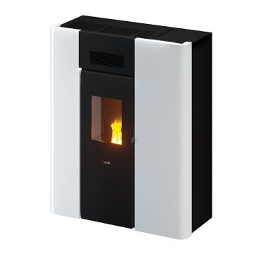 Stufa A Pellet Ad Aria Idro 16,1 Kw CADEL MAYA 16 Diverse Colorazioni