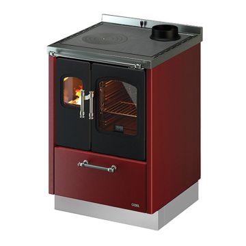 Cucina A Legna Ventilata 6,2 Kw CADEL SMART 60 Varie Colorazioni In Ghisa