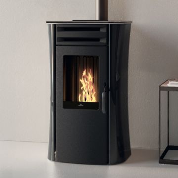 Stufa A Pellet Canalizzabile 6 Kw EDILKAMIN DANIA AIR TIGHT C