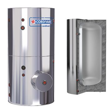Vaso Inerziale CORDIVARI A1 W Coibentazione Smontabile Accumulatore Polywarm Di A.C.S. Modello Da 2500 a 5000