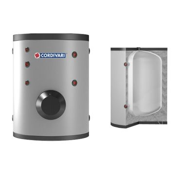 VASO STORAGE COMPACT CORDIVARI Accumulatore Polywarm Di A.C.S. Modello Da 1500 a 4000 Coibentazione Morbida Smontabile