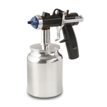 Aerografo FIXLINE Pistola Verniciatura professionale Con Serbatoio 1Lt In Alluminio