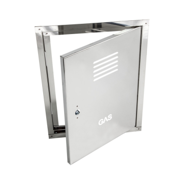 CONTATORE ITALIA Sportello Contatore Gas Portello Acciaio Inox