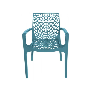 Sedia Arredo Giardino GRANDSOLEIL GRUVYER Poltrona Blu Tempesta