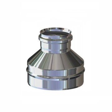 Riduzione Deflussata M/F Da 80 a 300 mm Maggiorazione Canna Fumaria