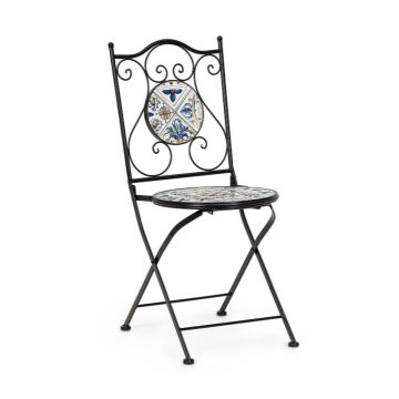 Sedia Da Giardino BIZZOTTO MYKONOS Pieghevole Da Esterno In Acciaio