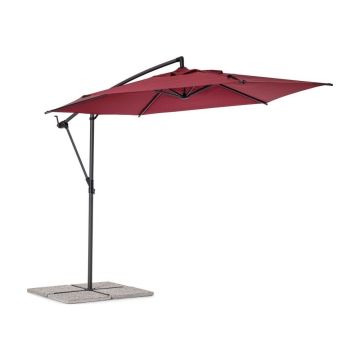 Ombrellone Da Giardino BIZZOTTO TROPEA 3M Antracite-Borgogna