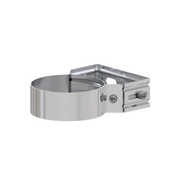 Staffa a Muro Regolabile Da 80 a 300 mm Collare Canna Fumaria