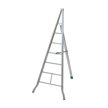 Scala In Alluminio 2,5 Mt Uso Agricolo FACAL AGRI AG250 Con 6 Gradini